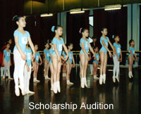 Scholarship audition
